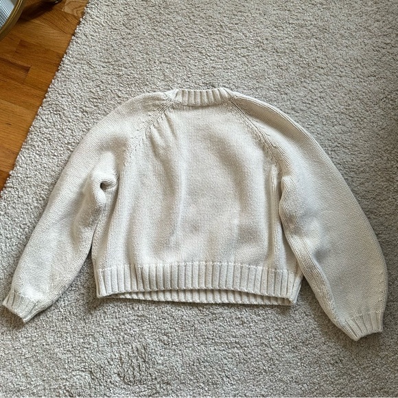 GAP relaxed balloon sleeve heart sweater - Picture 4 of 4